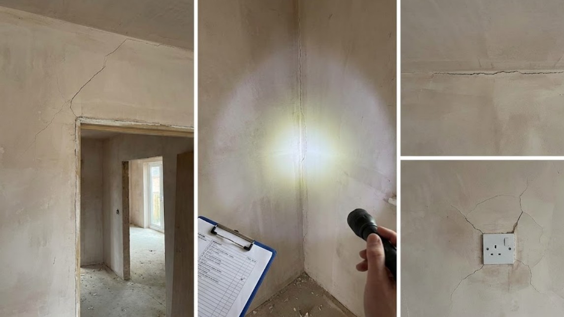 Pęknięcia ścian i narożników w nowym mieszkaniu