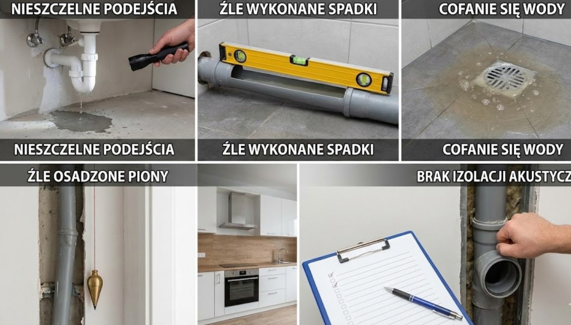 Problemy z instalacją wodno-kanalizacyjną