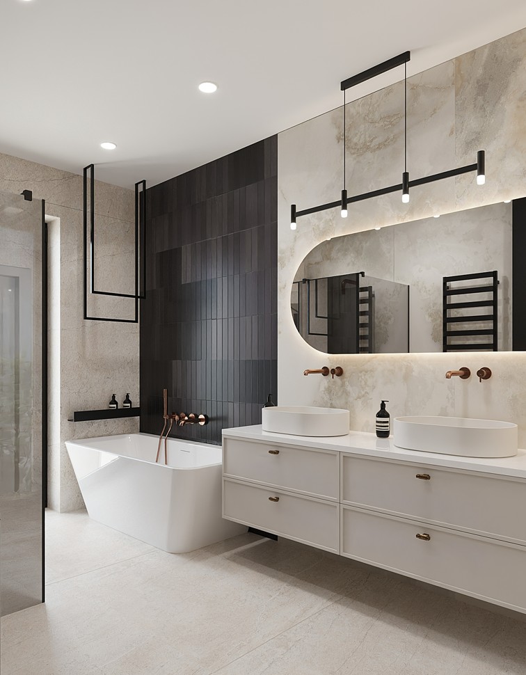 Łazienka, wizualizacja