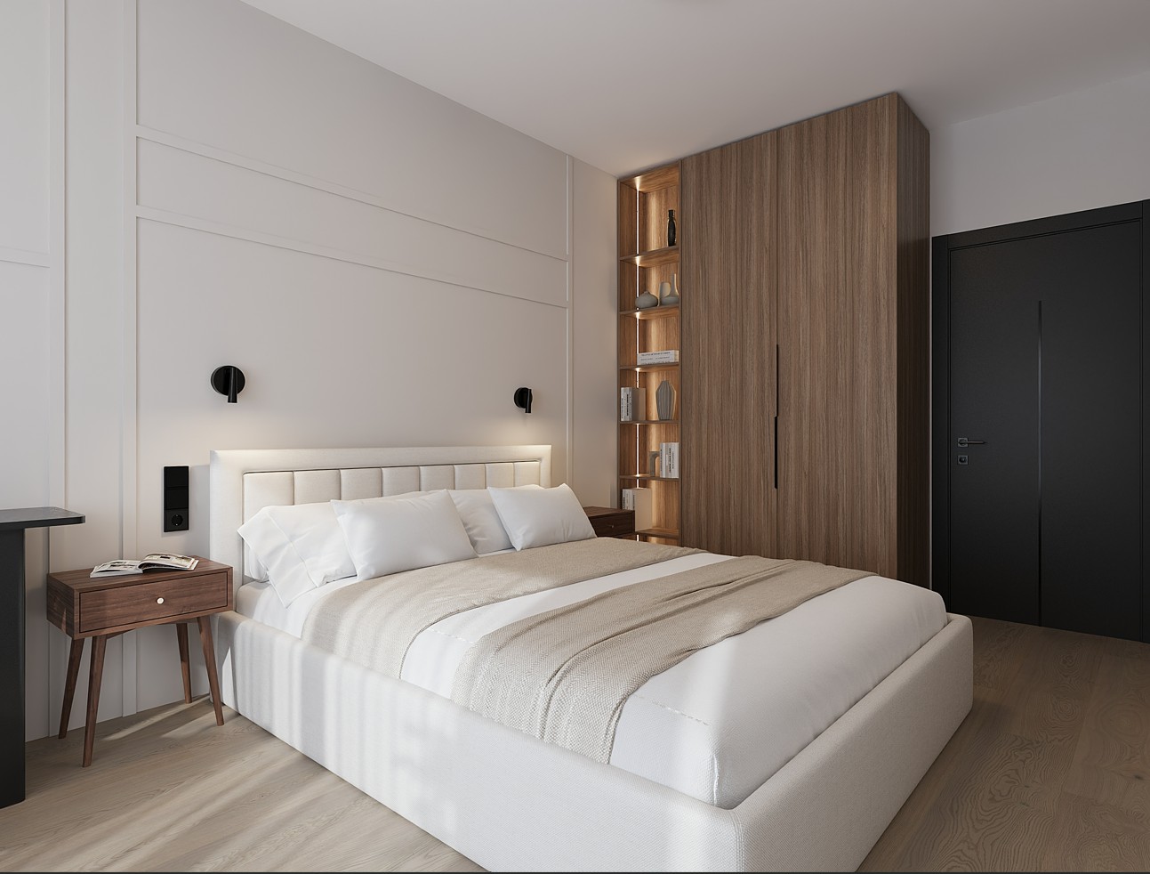 Sypialnia, projekt Kraków