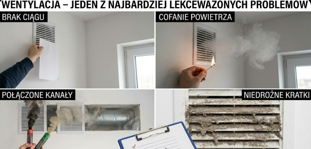 Problemy z wentylacją w nowym mieszkaniu