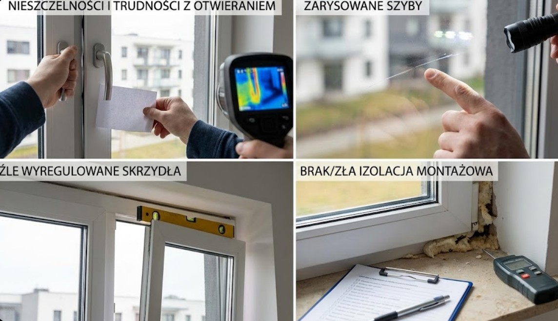 Źle zamontowane okna w mieszkaniu deweloperskim